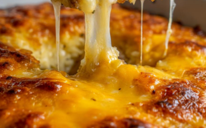 million dollar cheesy beef casserole