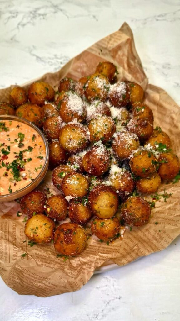 vegan potato fritters