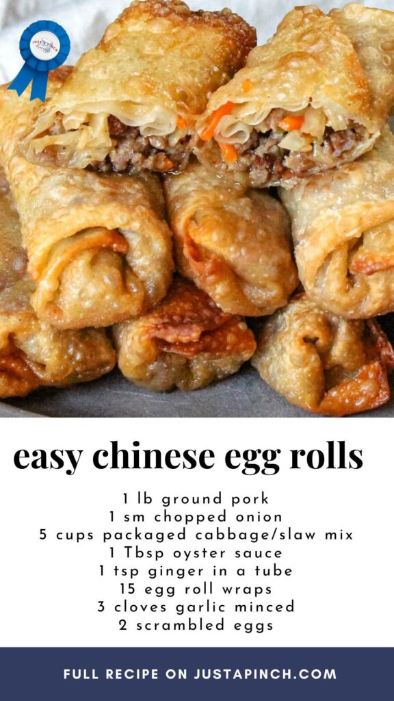 easy chinese egg roll recipe