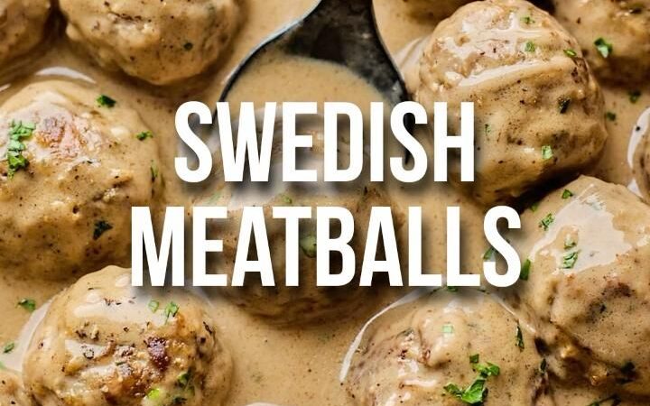 meatballs with mushroom gravy