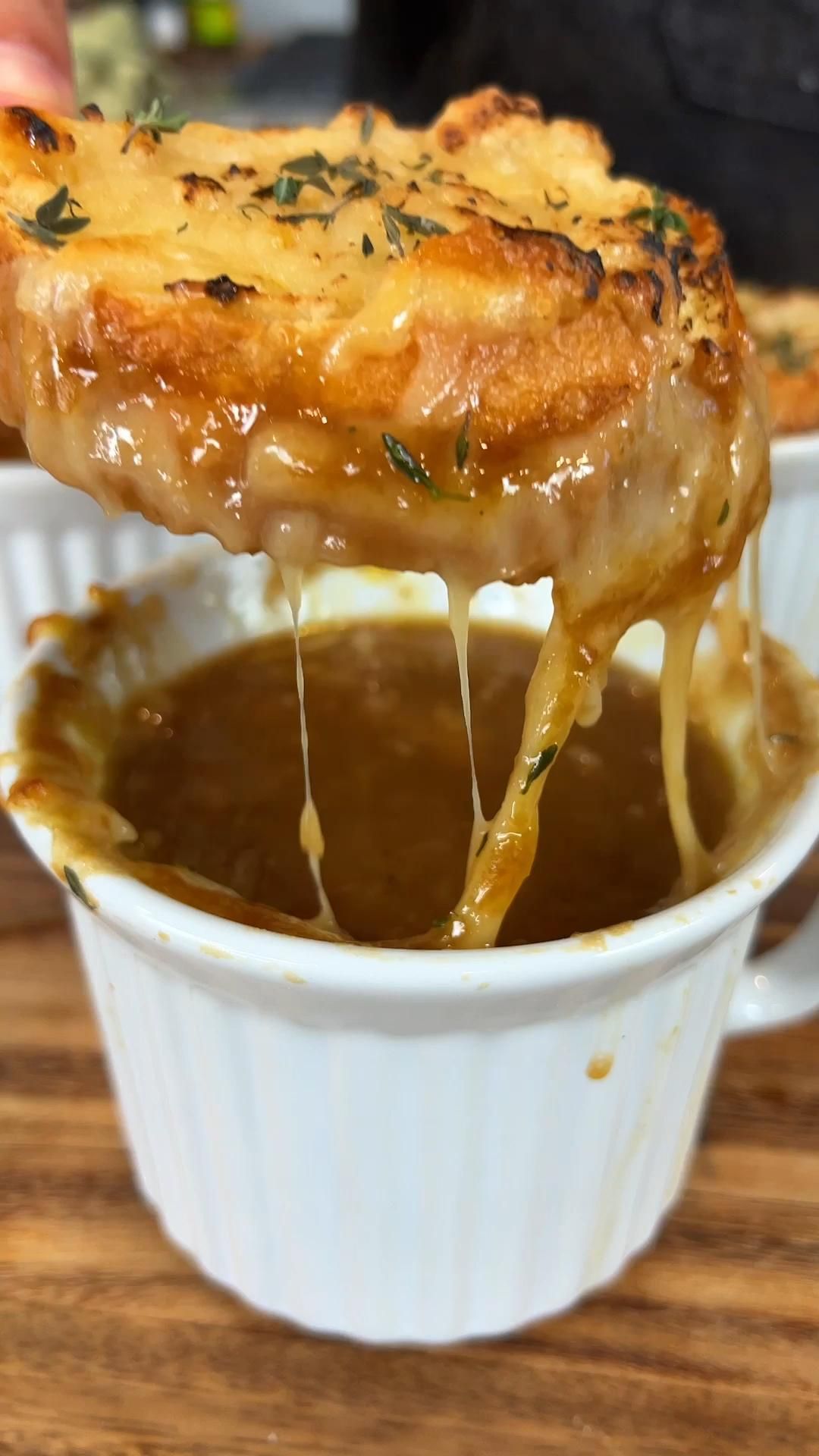 Hearty Tomato Soup with Garlic Bread Dippers