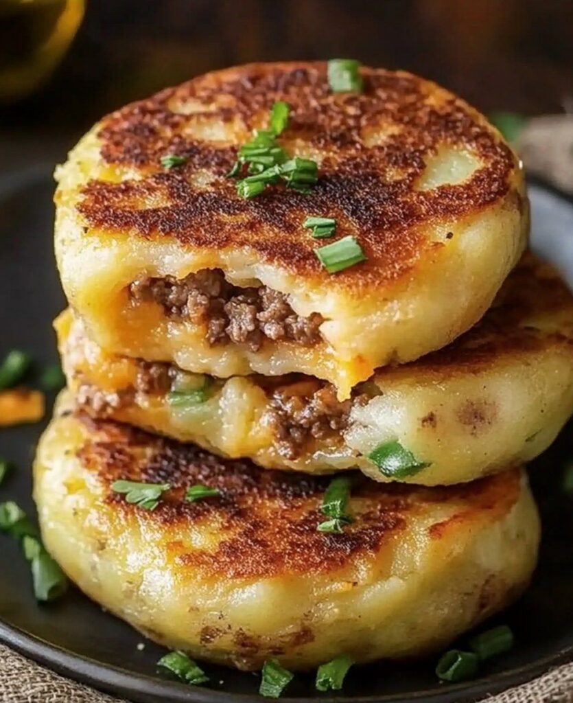 beef and potato cakes recipe