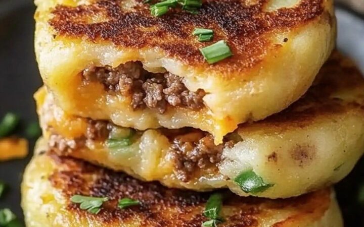 beef and potato cakes