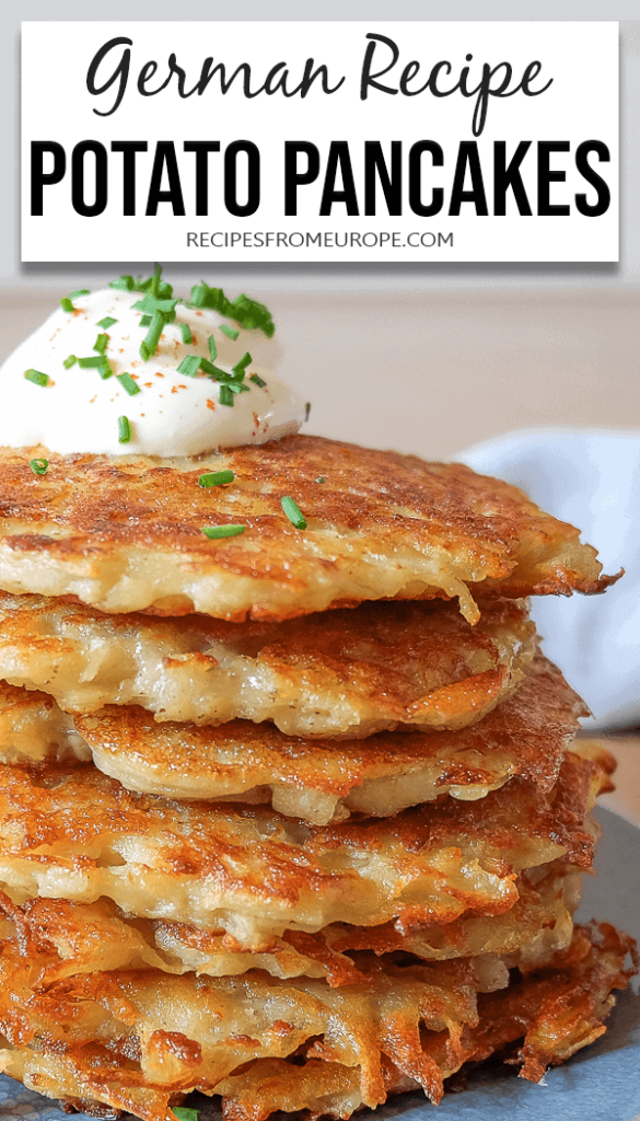 cheese covered potato pancakes