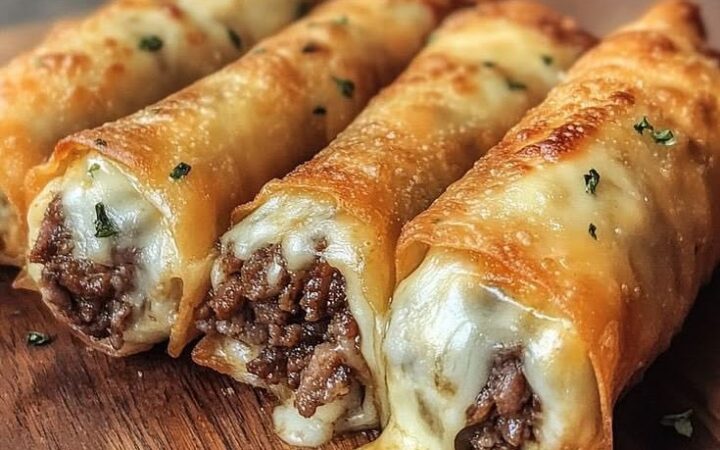 philly cheese steak egg rolls