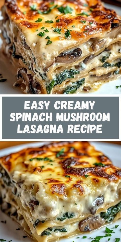 sausage and mushroom lasagna