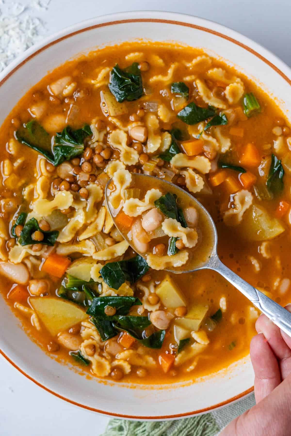 Golden Root Vegetable & Lentil Stew