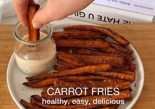 honey glazed carrots and chickpeas