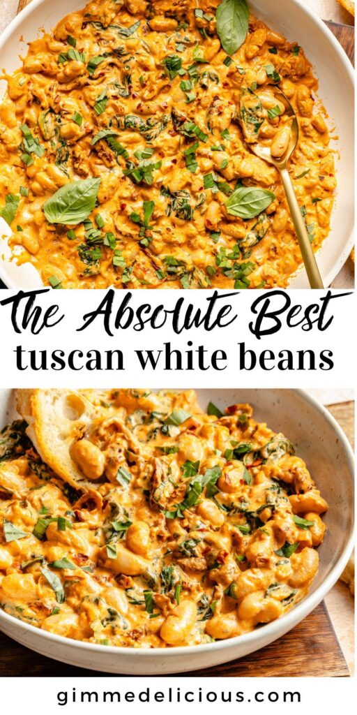 creamy white bean skillet