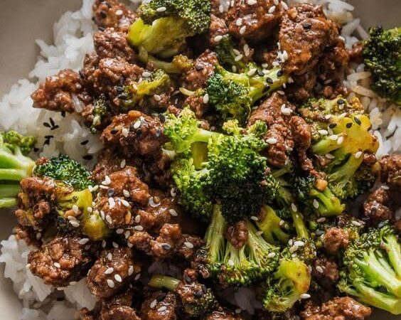 ground beef and broccoli recipe