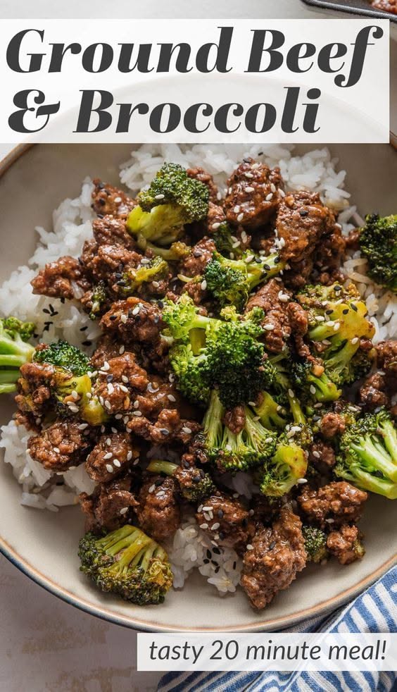 ground beef and broccoli recipe