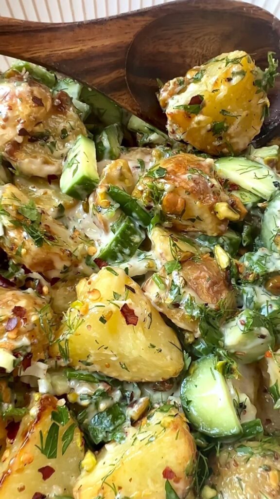 herbed roasted potato salad