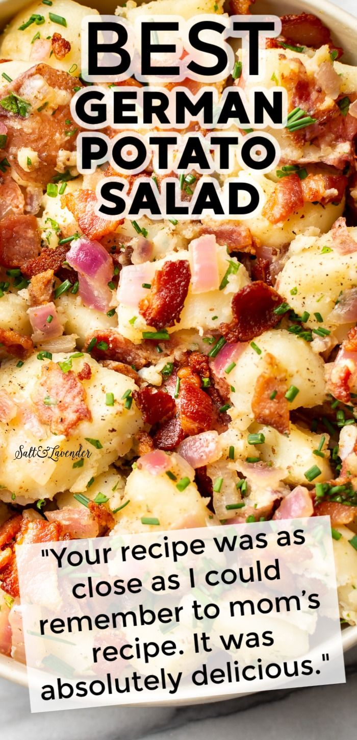 Bavarian Potato Salad With Bacon
