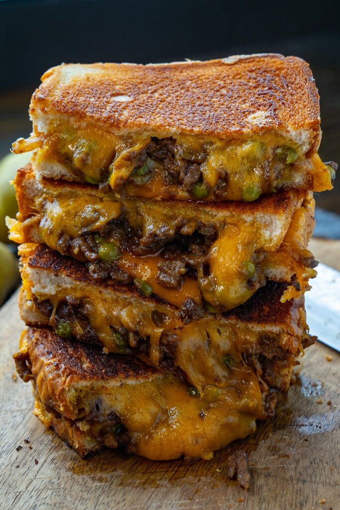 meaty grilled cheese recipe