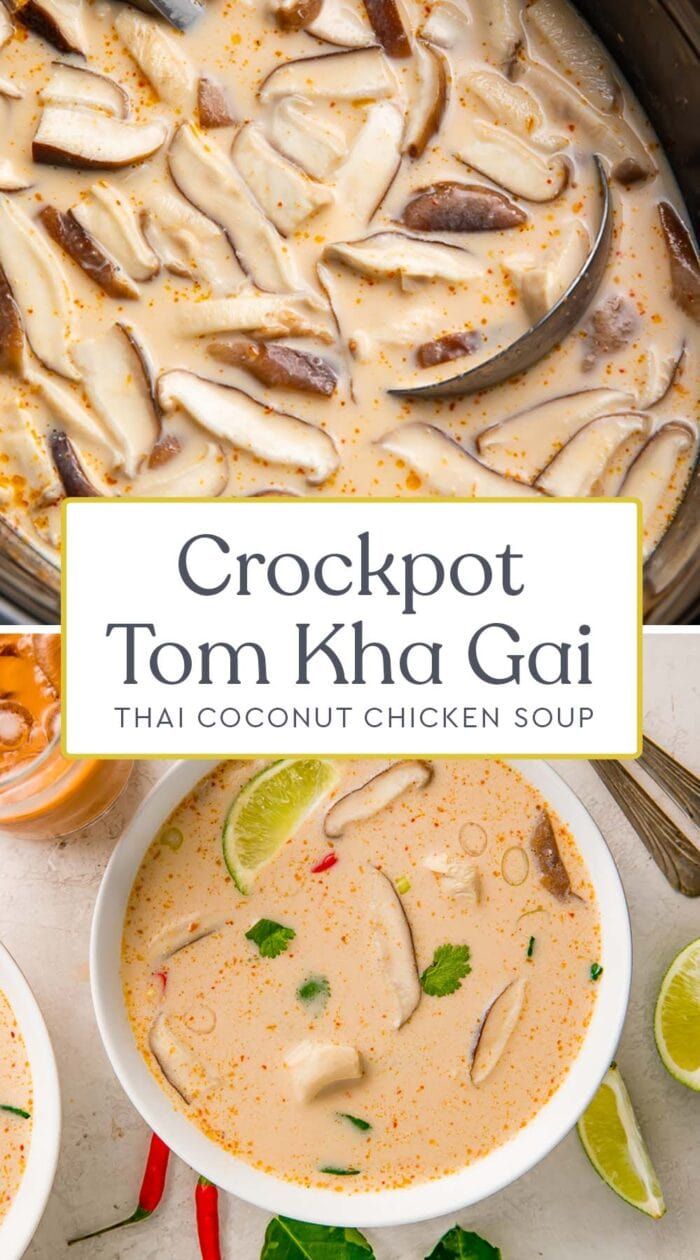 Easy Slow Cooker Tom Kha Soup Recipe
