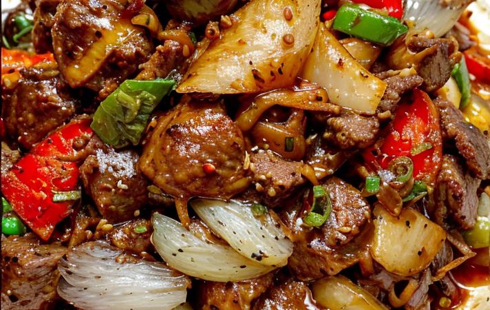 pepper steak noodles recipe