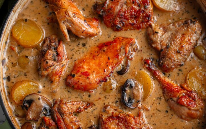 one pan chicken and vegetables