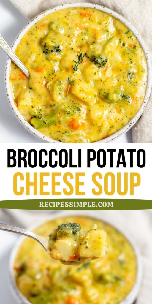 broccoli potato cheese soup