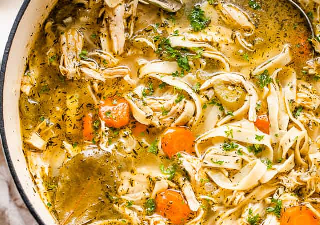 simple chicken noodle soup recipe