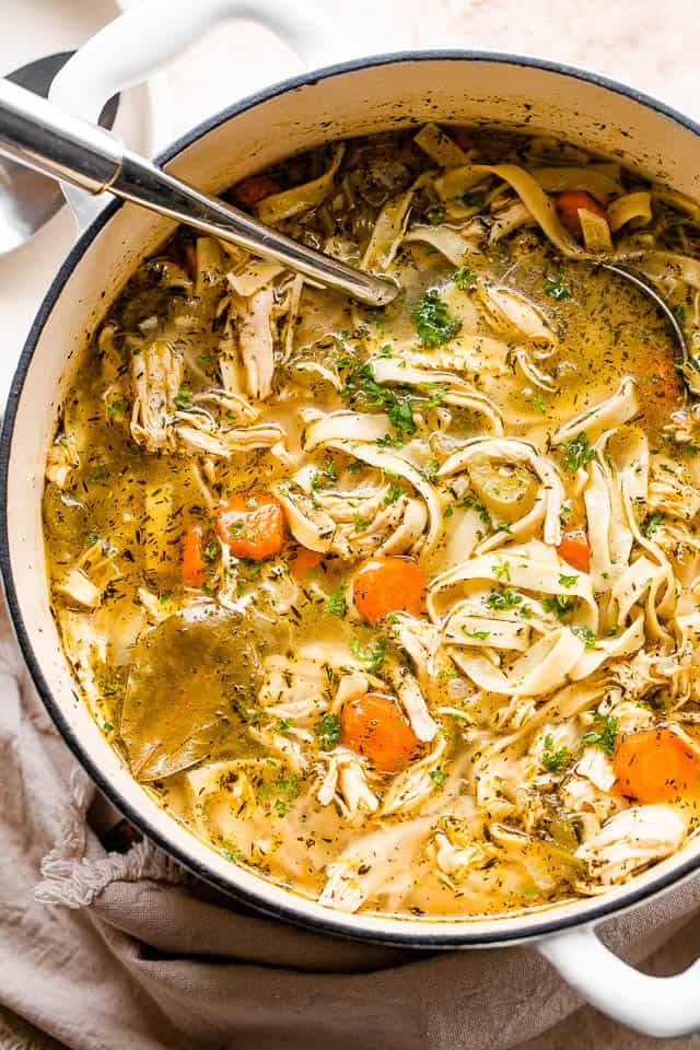 simple chicken noodle soup recipe