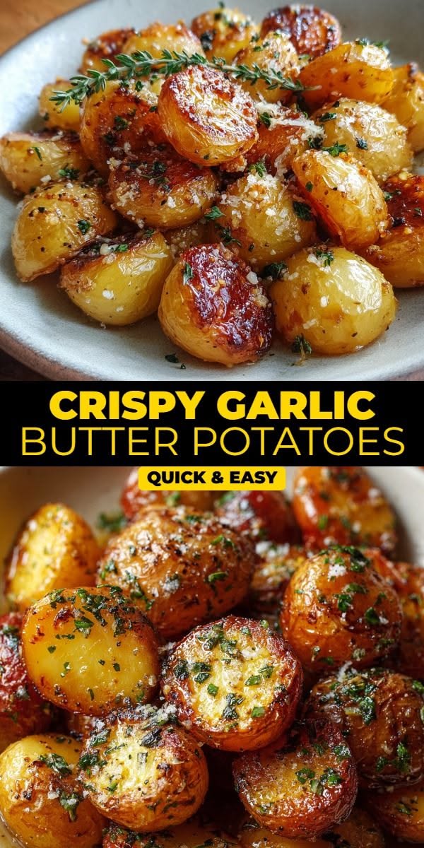 Garlic Butter Potatoes Side Recipe