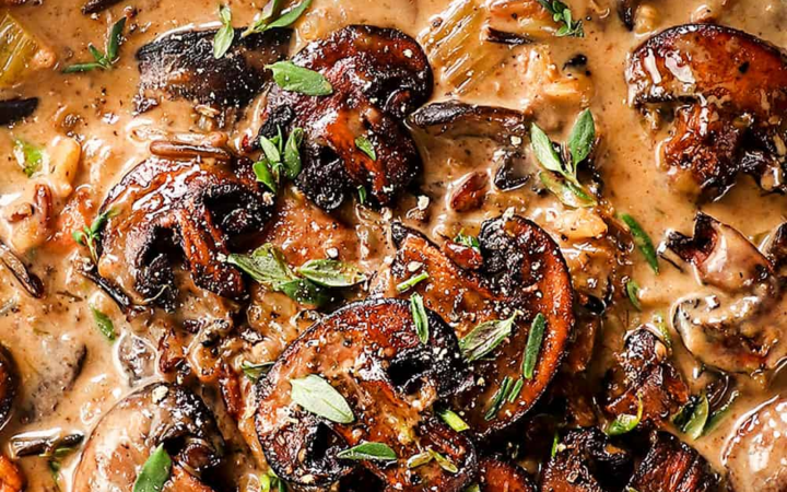 creamy wild rice mushroom soup