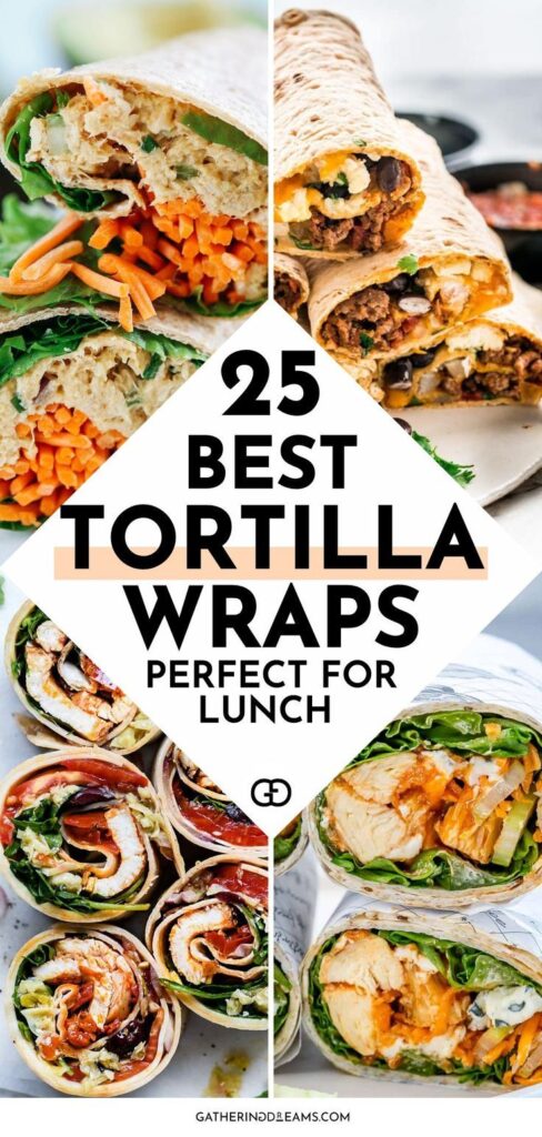 healthy tortilla wraps lunch ideas