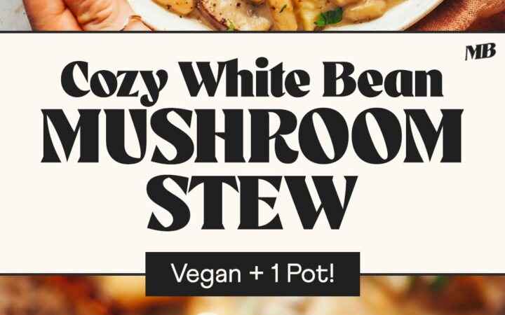 white bean mushroom stew