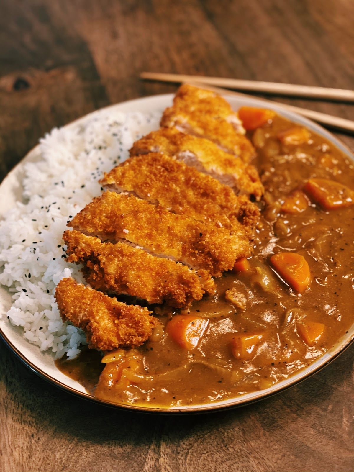Japanese Pork Katsu Curry *Extra Crispy* - Tiffy Cooks