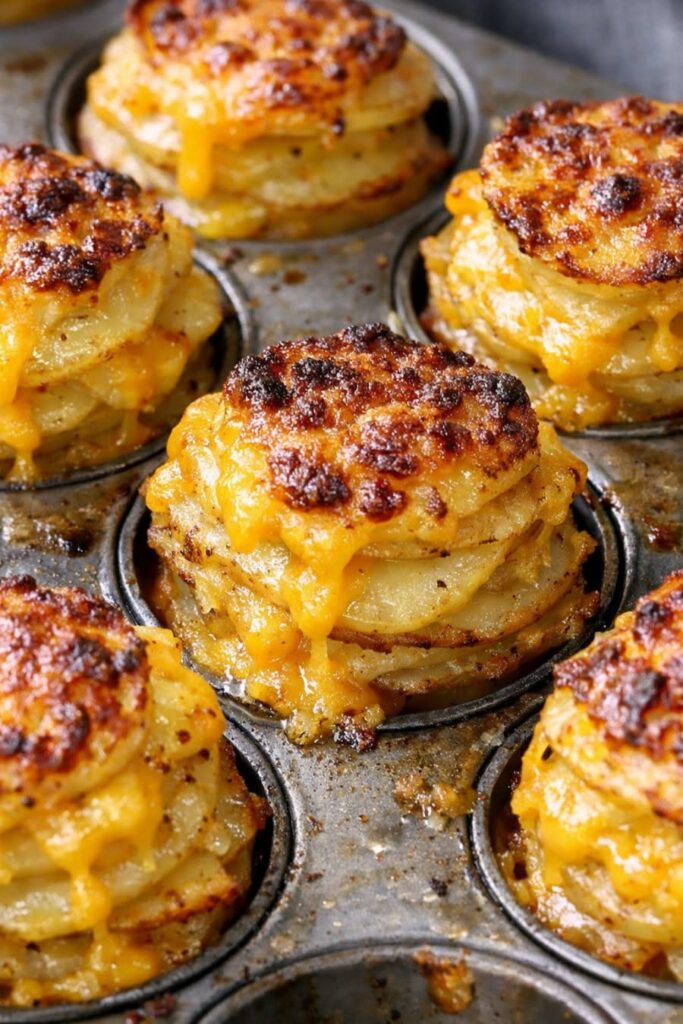 3 ingredient potato stackers