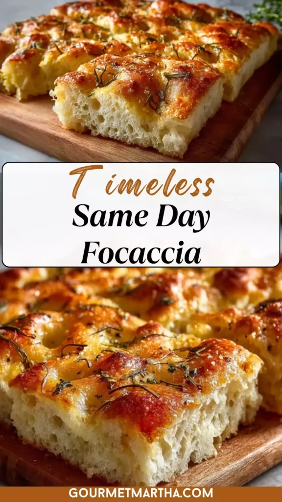 homemade focaccia bread