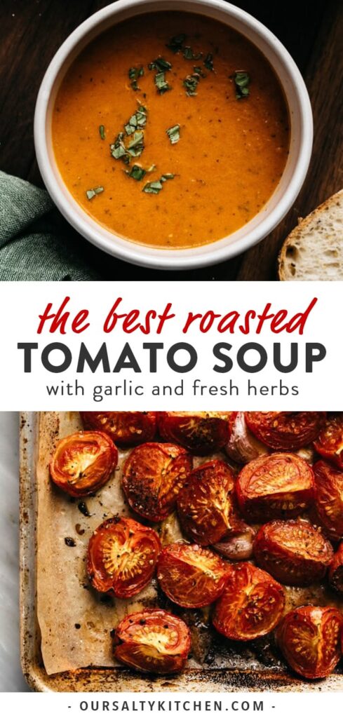 healthy roasted tomato soup