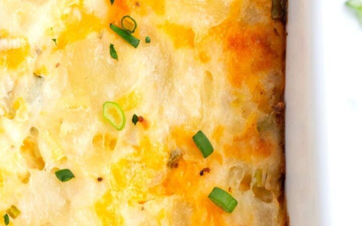 cheesy potato casserole recipe