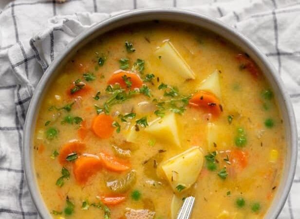 creamy veggie soup recipe