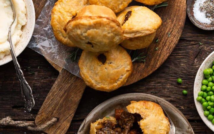 mini beef pot pies
