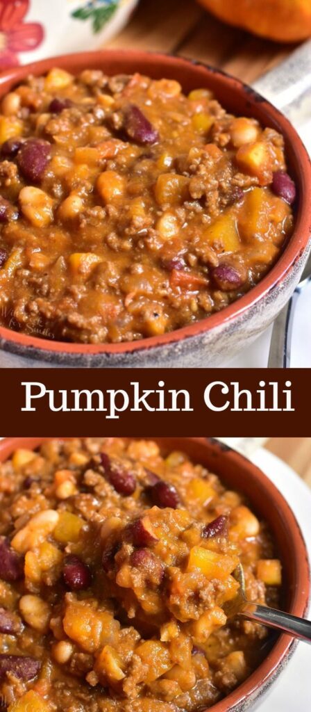 healthy vegetarian pumpkin chili