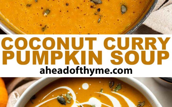 roasted pumpkin soup with coconut milk