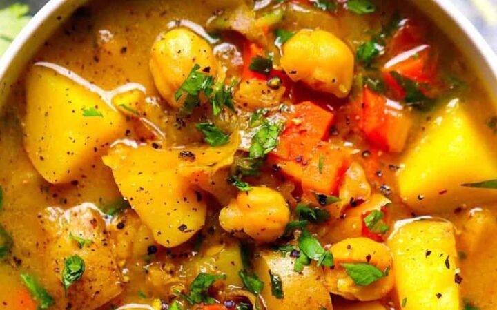 potato chickpea stew recipe