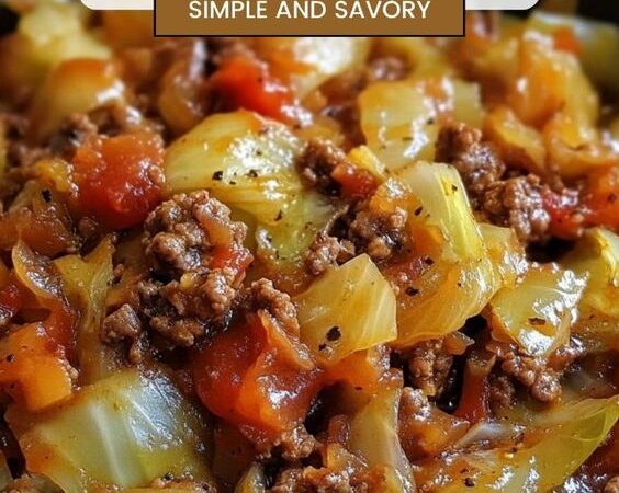 hamburger and cabbage recipes simple