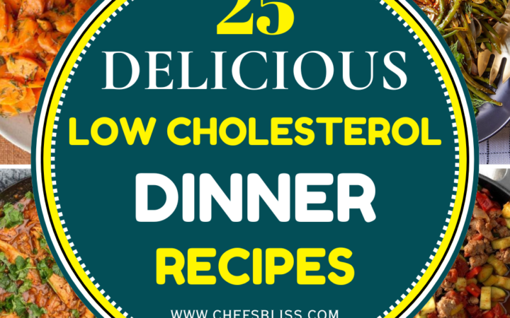 low cholesterol dinner recipes