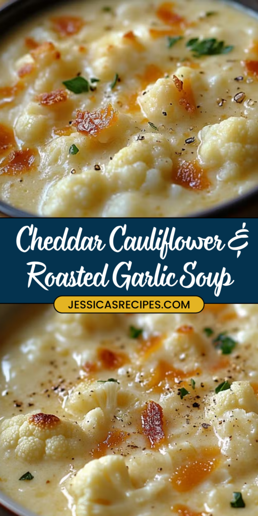 creamy roasted cauliflower soup recipe