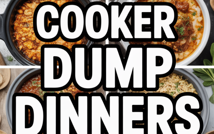 slow cooker dump dinners