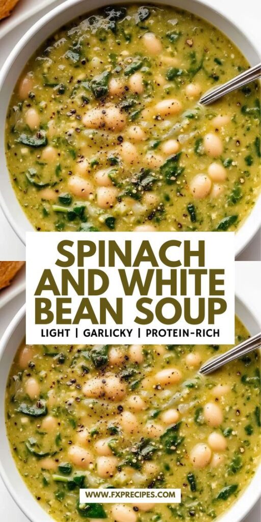 spinach and white bean soup