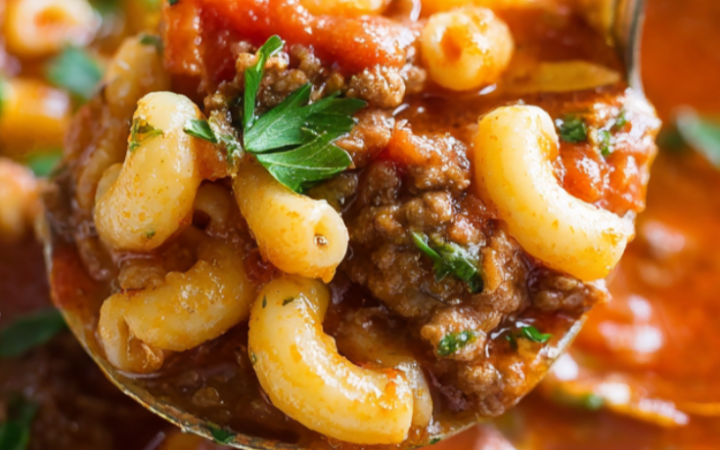 macaroni beef stew recipe