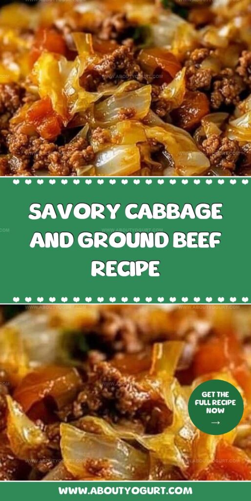 cabbage and ground meat casserole