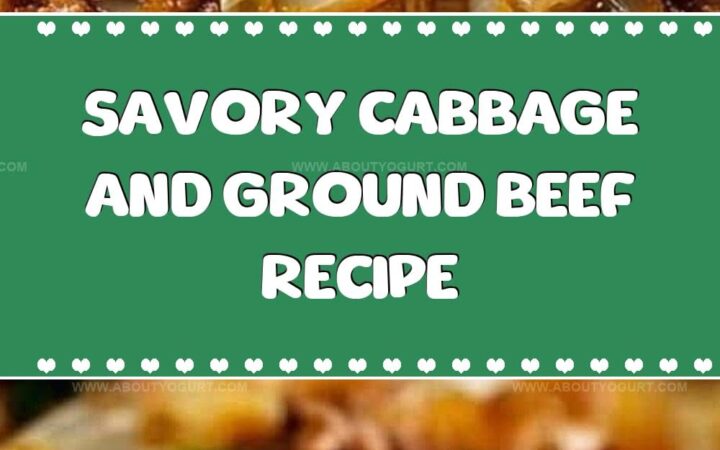 cabbage and ground meat casserole