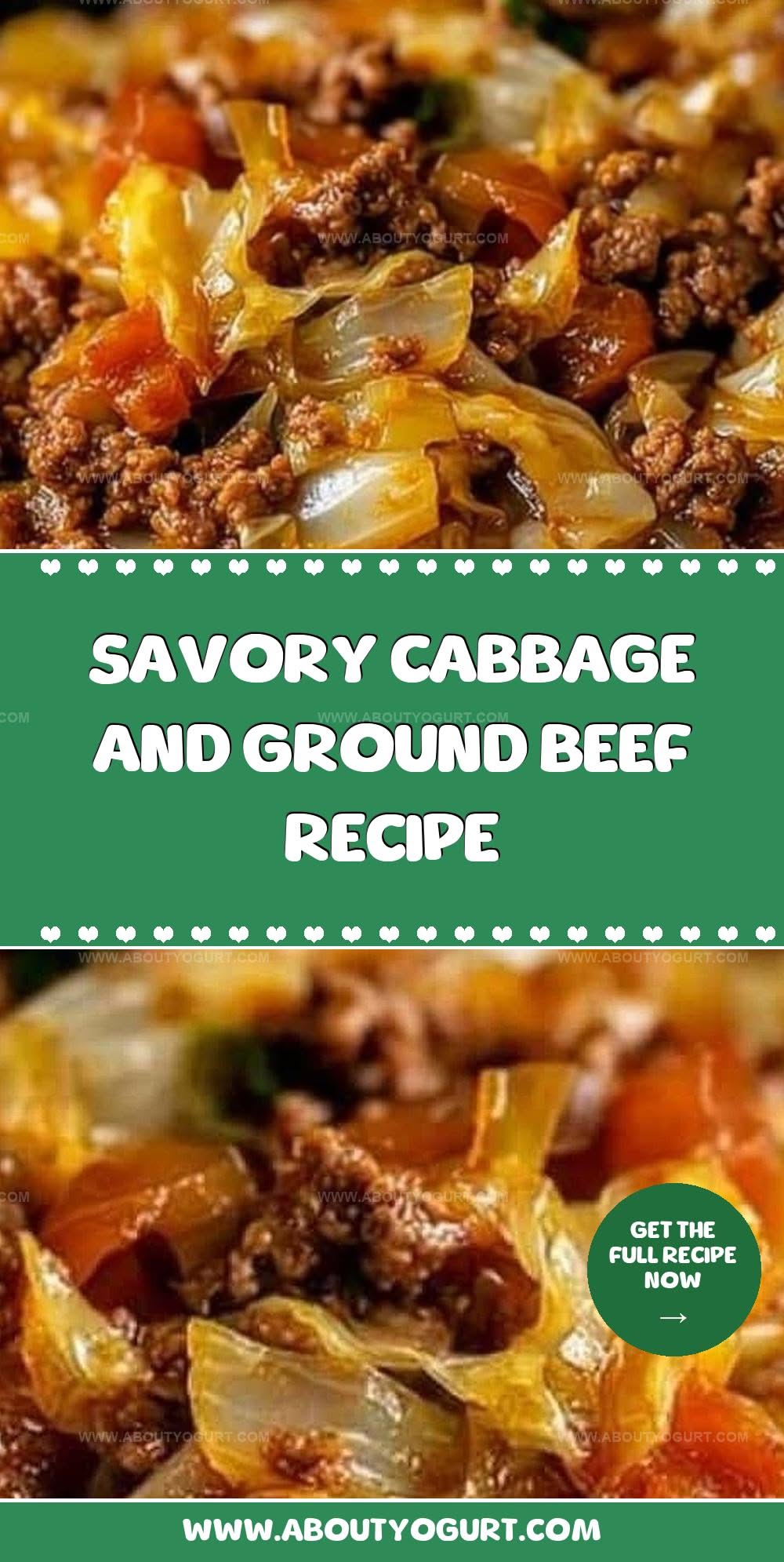 Cabbage And Ground Meat Casserole