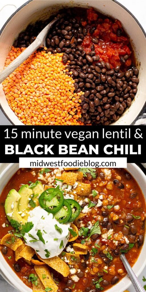 lentil bean chili recipe